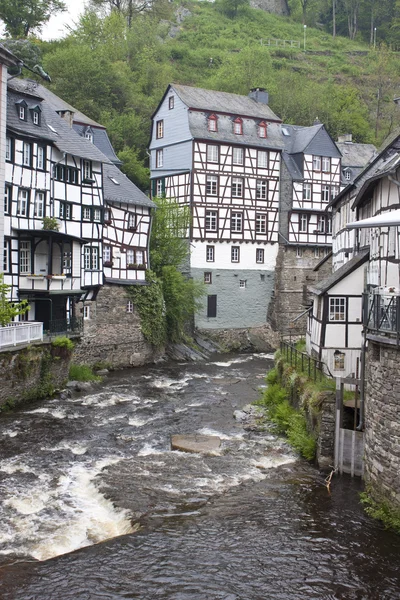 Historical houses in Monschau — Stock Photo, Image