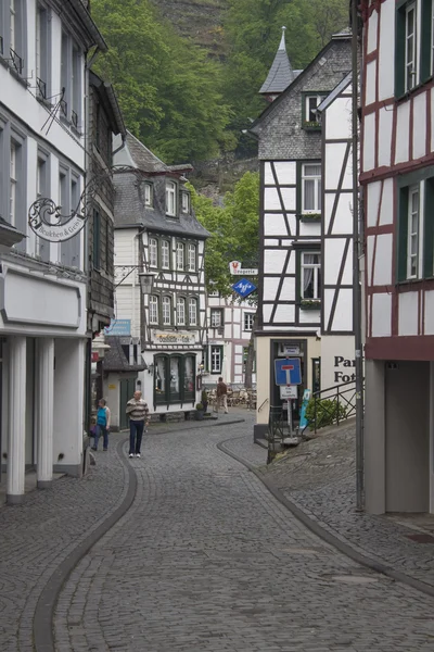 Calle histórica en Monschau — Foto de Stock