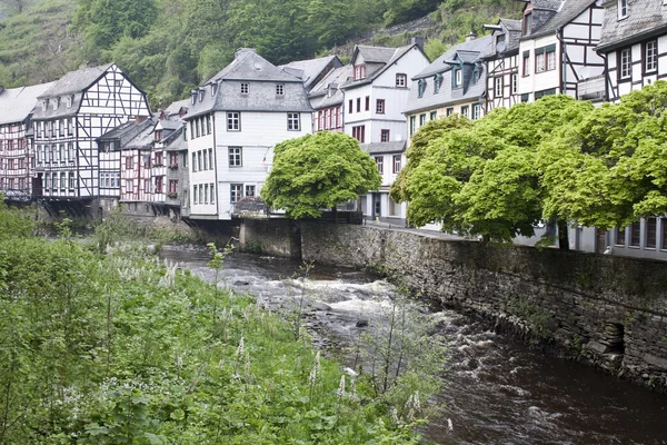 Historical houses in Monschau — Stock Photo, Image