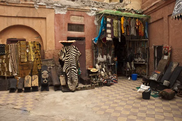 Winkel met souvenirs in marrakesh — Stockfoto