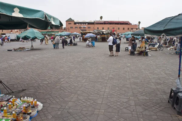 Jema el Fna Square in Marrakesh — Stock Photo, Image