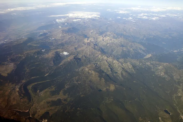 Aerial view of Pyrenees — Stock Photo, Image