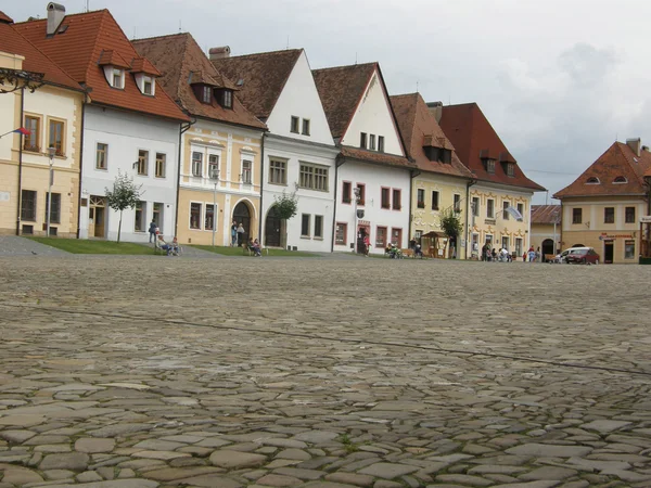 Town square in Bardejov — Stock Photo, Image