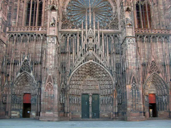 Detalhe da Catedral de Estrasburgo — Fotografia de Stock