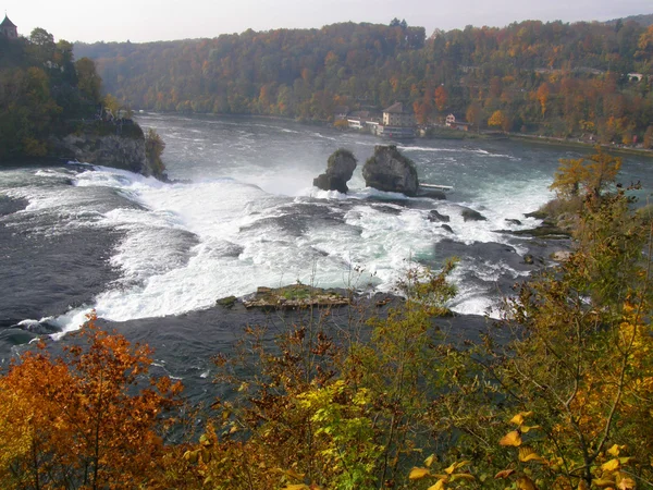 Rheinfall - la plus grande chute d'eau d'Europe — Photo