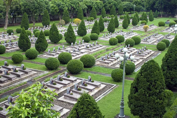 Cementerio militar en Dien Bien Phu — Foto de Stock