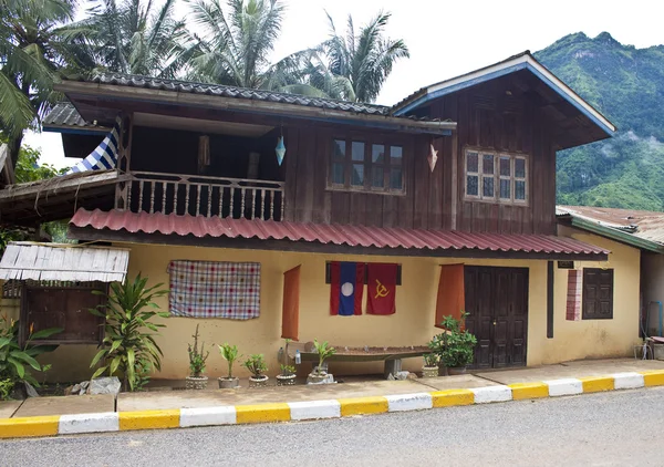 Casa no Laos — Fotografia de Stock