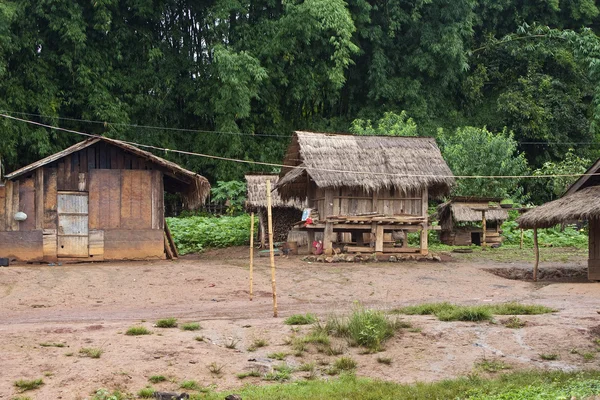 Pueblo en Laos — Foto de Stock