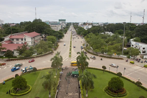 Lane Xang avenue à Vientianne — Photo