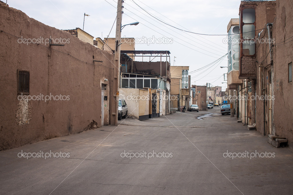 View of a street in Kashan