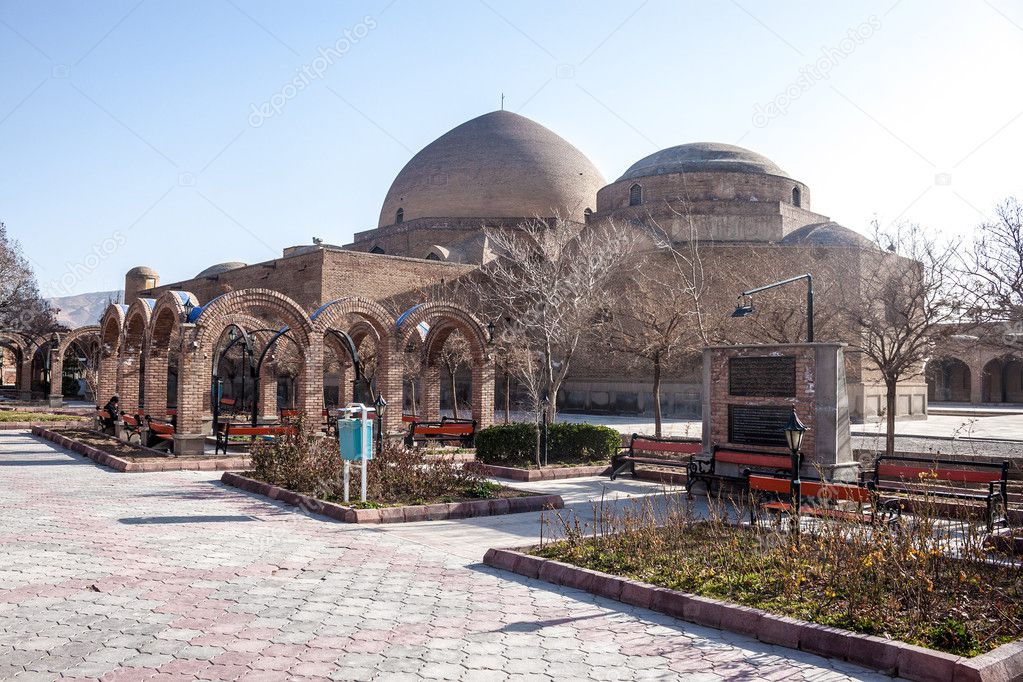 Blue mosque and Khaqani park