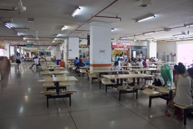 Bangkok Üniversitesi canteeen