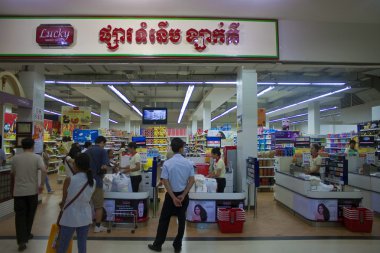  yerel süpermarkette siem reap