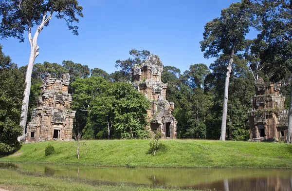 Ερείπια αρχαίων ναών του angkor — Φωτογραφία Αρχείου