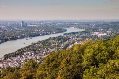 View on a city of Bonn clipart