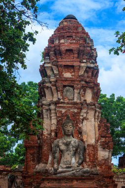 WAT mahathat Tapınağı ayutthaya içinde