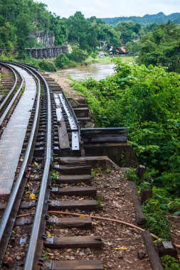 burma demiryolu görünümünü
