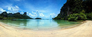 railay beach güzel ve imestone manzaraya