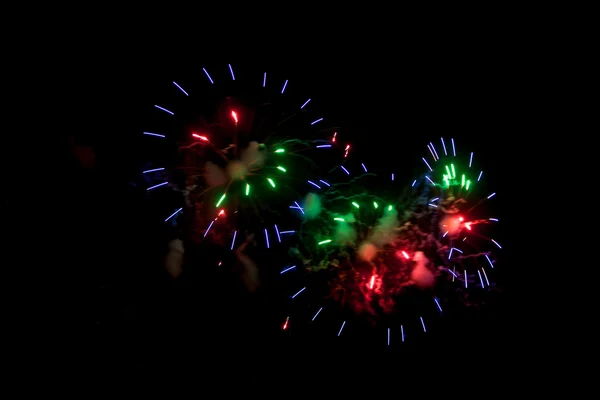 Lächelndes Feuerwerk — Stockfoto