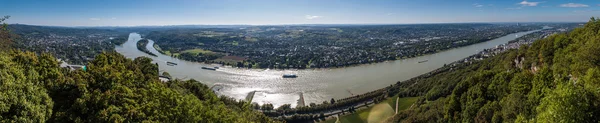 Panorama över Rhendalen — Stockfoto