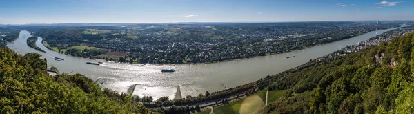 Panorama över Rhendalen — Stockfoto