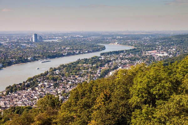 Blick auf eine Stadt in Bonn — Stockfoto