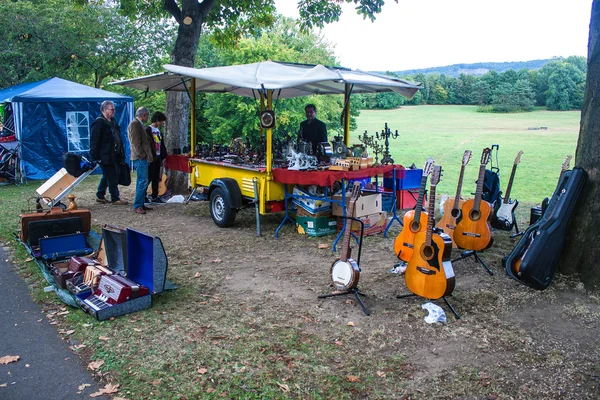 View of flea market in Bonn — Stock Photo, Image