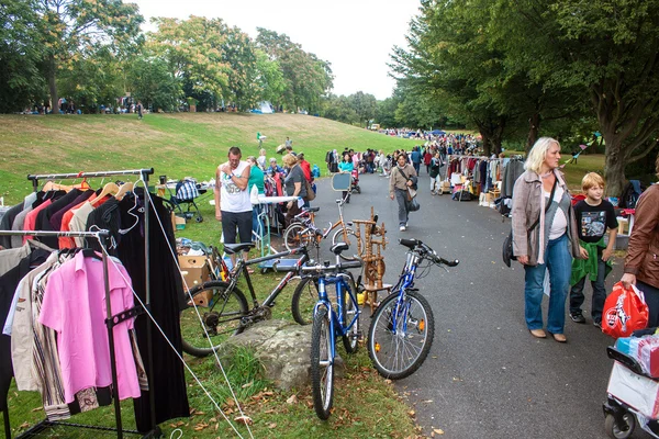 Mercadillo en Bonn — Foto de Stock