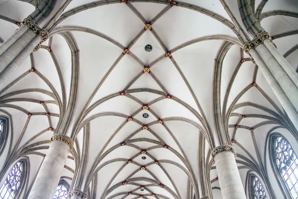 Потолок в церкви Св. Ламберти в Мюнстере — стоковое фото