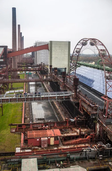 Koksverk ved Zeche Zollverein Kullgruve – stockfoto