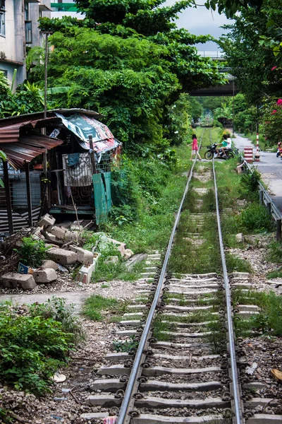 Vista de una pista antigua en Bangkok — Foto de Stock