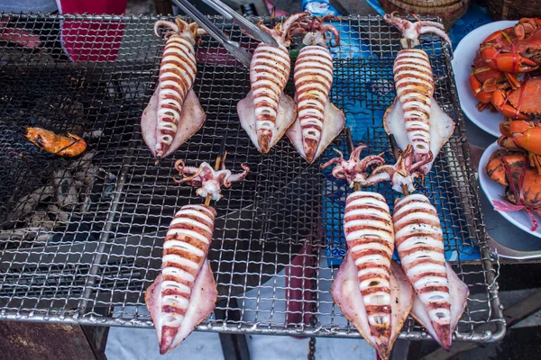 Grilled seafood — Stock Photo, Image