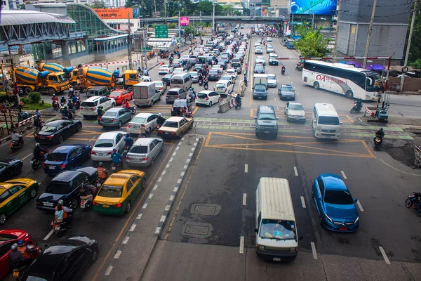 Traffic jam in Bangkok — Stock Photo, Image