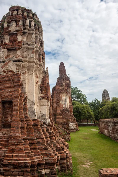 Chrám Wat mahathat v ayutthaya — Stock fotografie