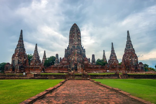 Templo Wat Chaiwatthanaram en Ayutthaya — Foto de Stock