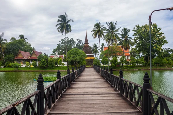 Wat Traphang Thong in Sukhothai — Stockfoto