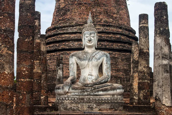 Wat Sa Si templo ruína — Fotografia de Stock