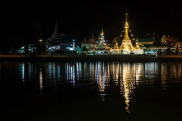 Wat jong kham och wat jong klang tempel — Stockfoto