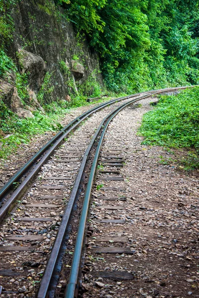 Вид Бирманской железной дороги — стоковое фото