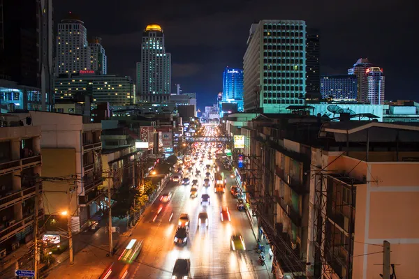 Dugóban Bangkokban Stock Kép