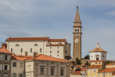 Çan kulesinde piran, Slovenya