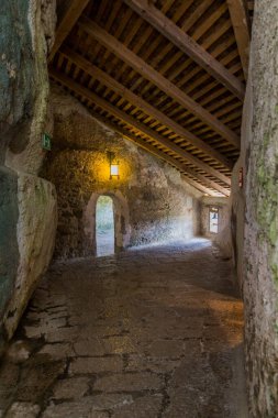 PREDJAMA, SLOVENIA - 17 Mayıs 2019: Predjama Şatosu, Slovenya