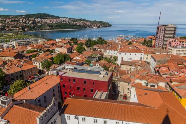 Koper, Slovenya havadan görünümü