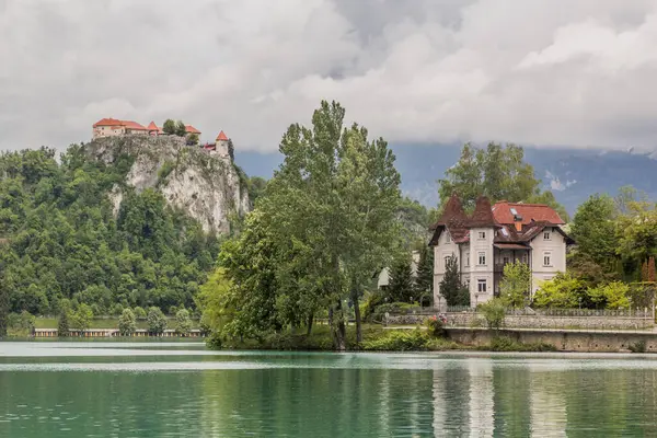 Blejski Grad Castillo Bled Eslovenia — Foto de Stock