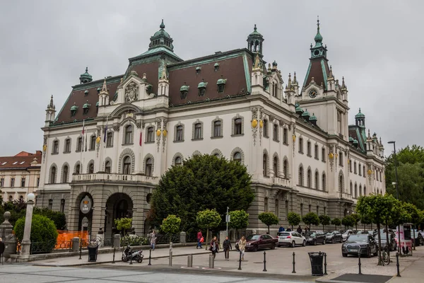 Ljubljana Slovenia Maggio 2019 Edificio Universitario Lubiana Slovenia — Foto Stock