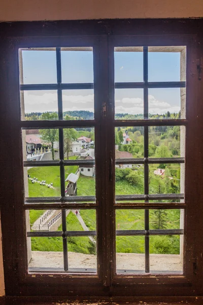 View Predjama Castle Slovenia — Stock Photo, Image