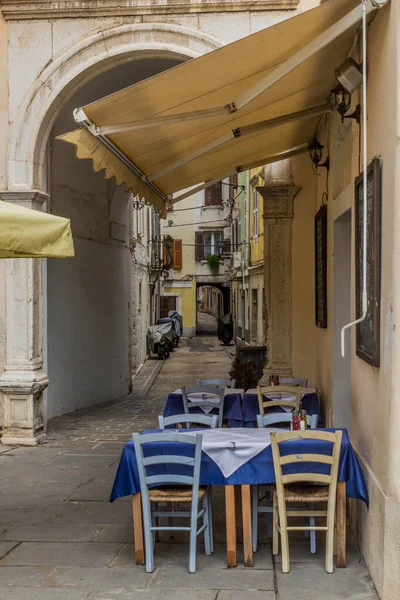 Allée Dans Ville Piran Slovénie — Photo