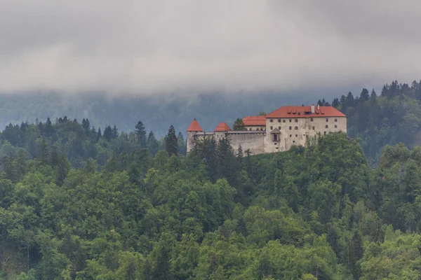 Blejski Grad Bled Kastély Szlovéniában — Stock Fotó