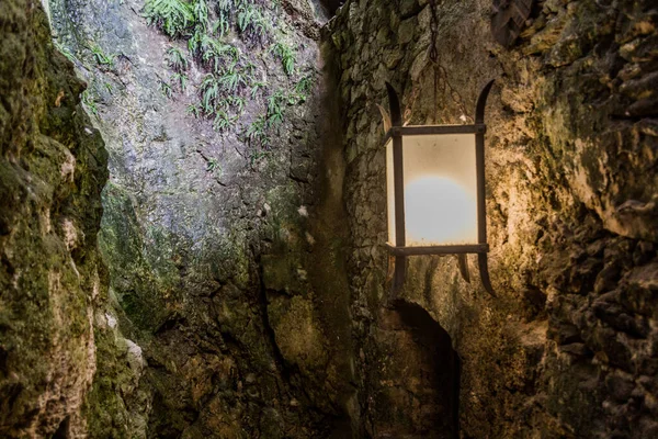 Cave Predjama Castle Slovenia — Zdjęcie stockowe