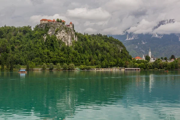 Blejski Grad Bled Castle Словенії — стокове фото